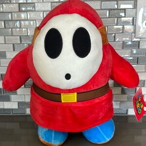 Super Mario SHY GUY Plush / Nintendo / 16” / Officially Licensed / BRAND NEW
